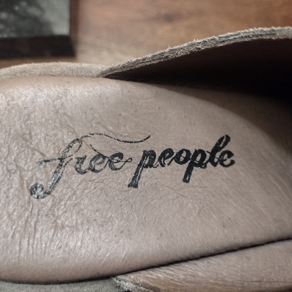 Free People Taupe Avery Platform Mules Size 37 (6.5-7) - Picture 11 of 13